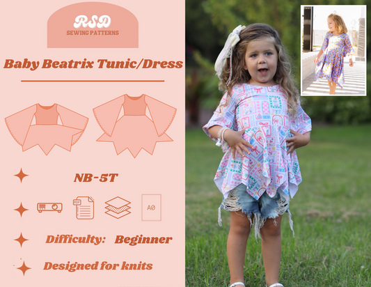 Baby Beatrix Tunic/Dress PDF