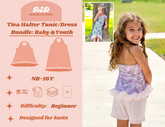 Baby & Youth Tiva Halter Tunic/Dress Bundle PDF