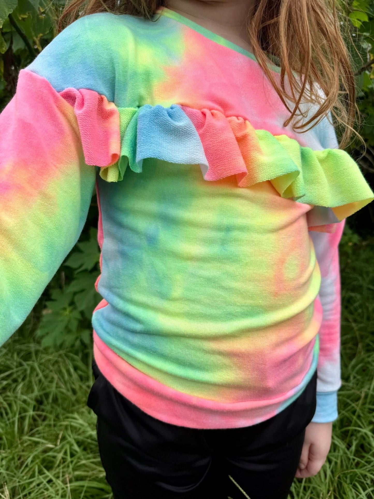 Youth Dakota Ruffle Dolman PDF