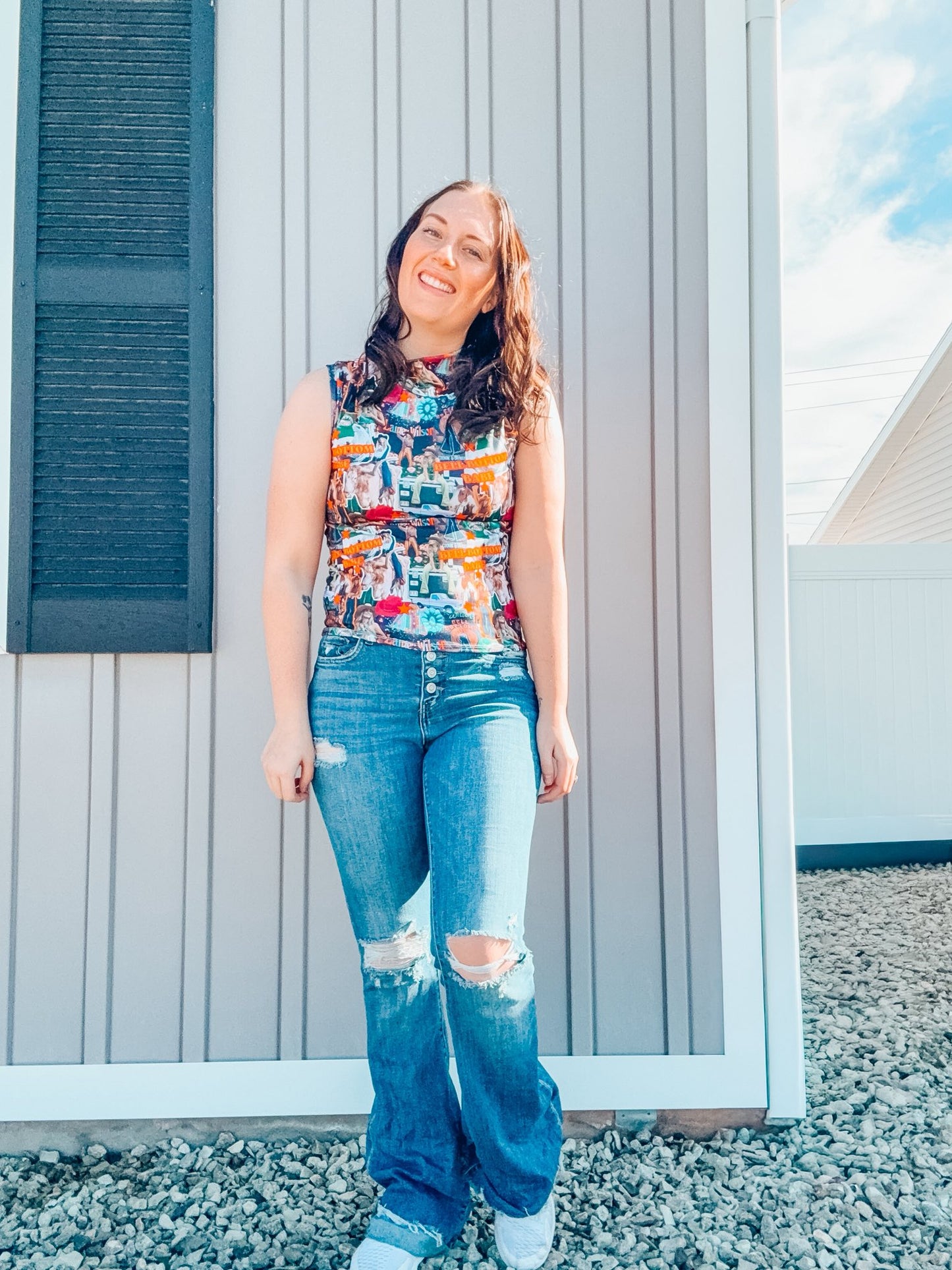 Youth Mock Neck Tank PDF