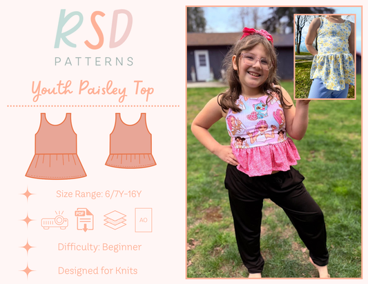 Youth Paisley Top PDF