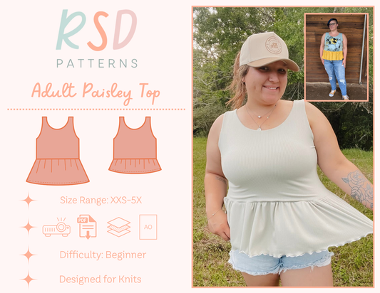 Mommy Paisley Top PDF