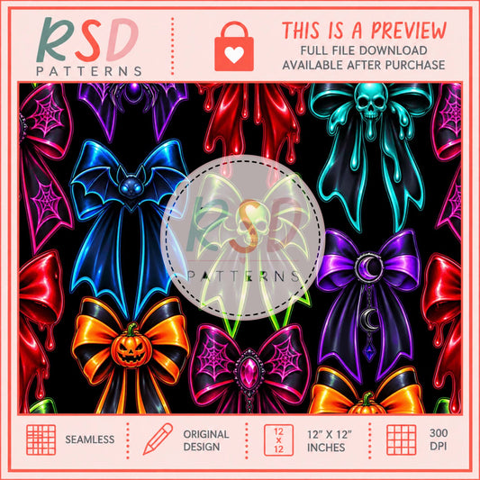 Goth Bows Seamless File