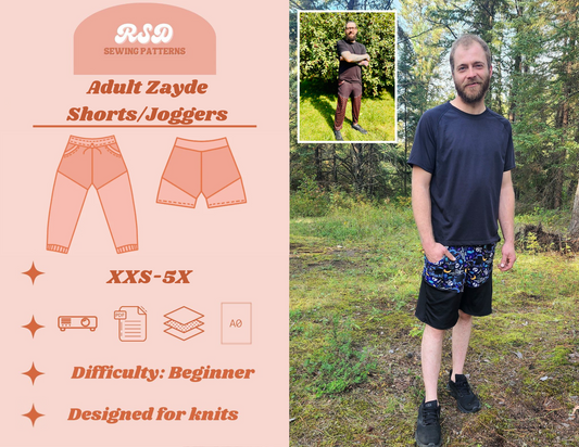 Adult Zayde Shorts/Joggers PDF