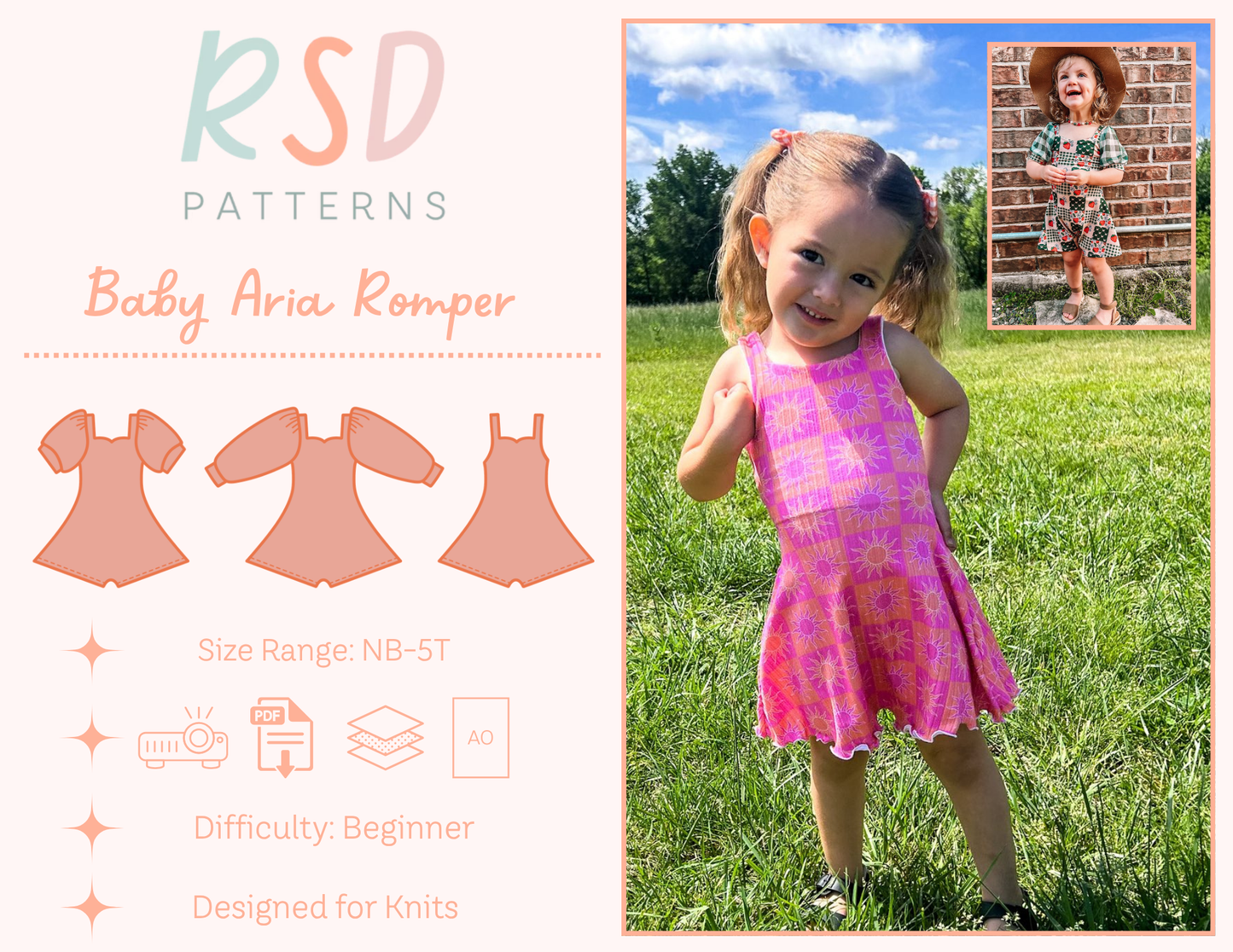Baby Aria Romper PDF