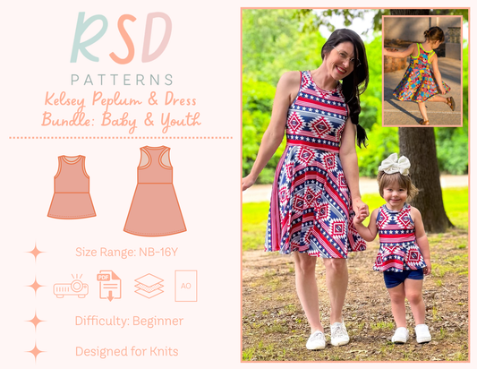 Baby & Youth Kelsey Peplum & Dress Bundle PDF