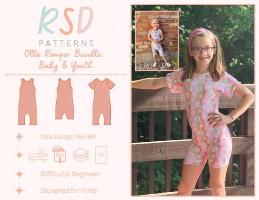 Baby & Youth Ollie Romper Bundle PDF
