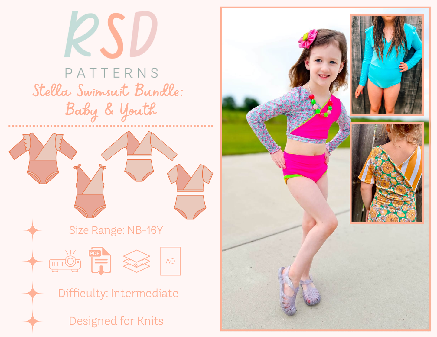 Baby & Youth Stella Swimsuit Bundle PDF