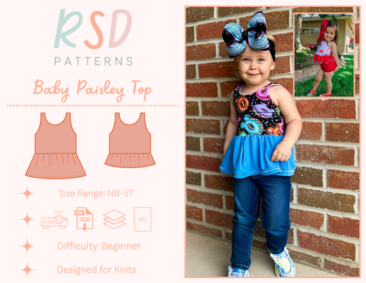 Baby Paisley Top PDF
