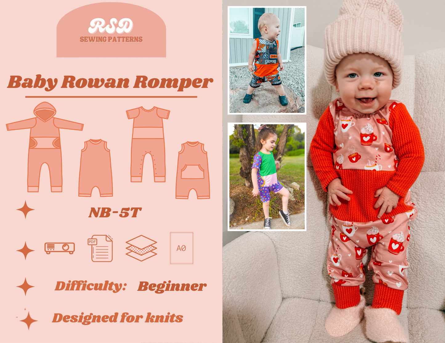 Baby Rowan Romper PDF