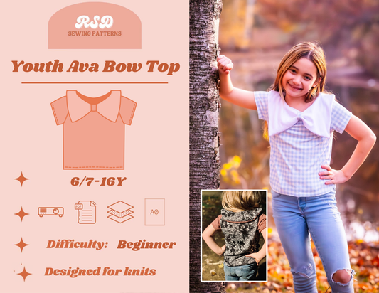 Youth Ava Bow Top PDF