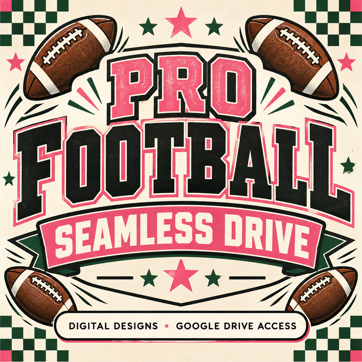 PRO FOOTBALL SEAMLESS DRIVE