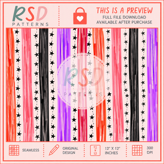 Coordinate Ghost Garland Seamless File