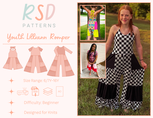 Youth Lilliann Romper PDF