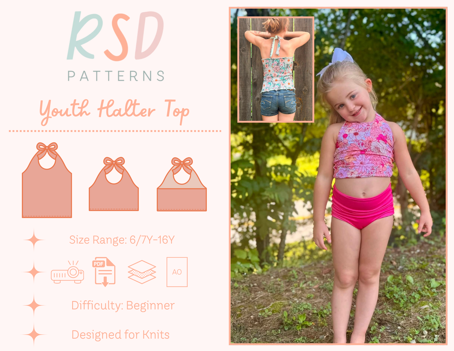 Youth Halter Top PDF
