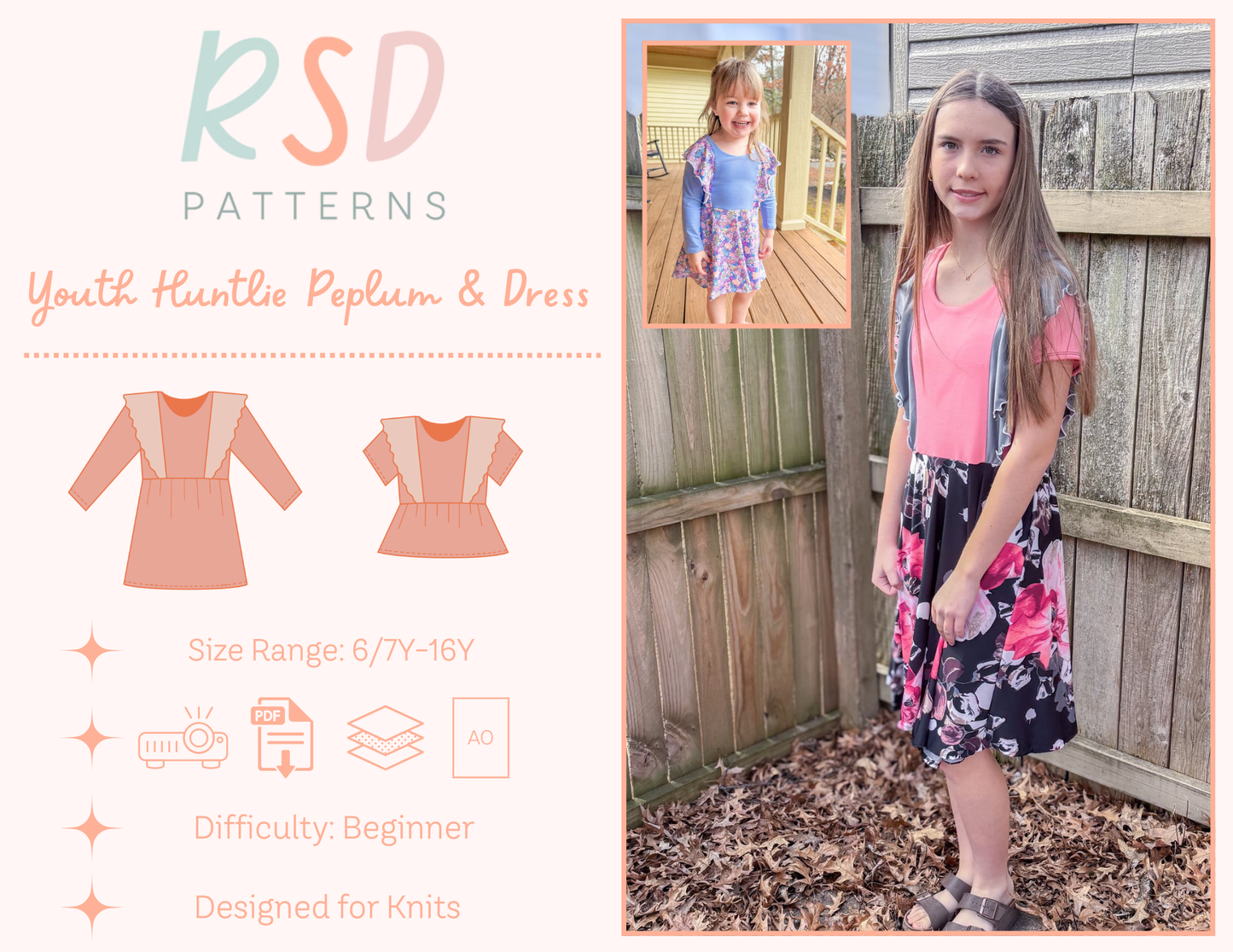 Youth Huntlie Peplum & Dress PDF