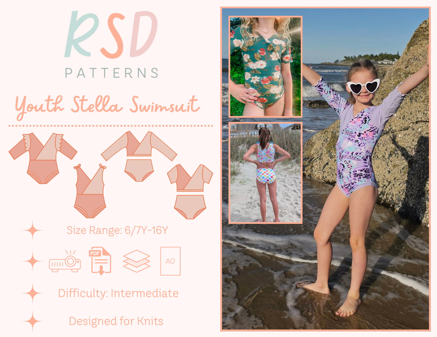 Youth Stella Swimsuit PDF