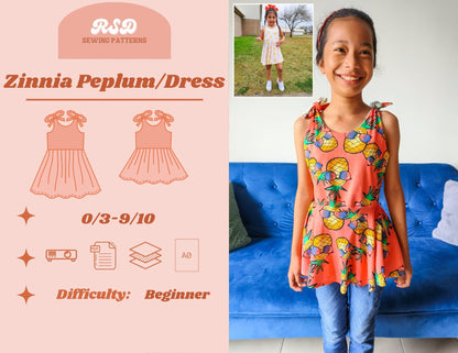 Zinnia Peplum/Dress PDF