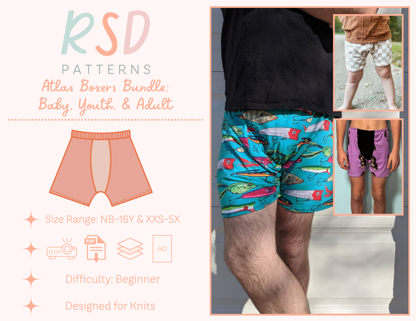 Baby, Youth, & Adult Atlas Boxers Bundle PDF