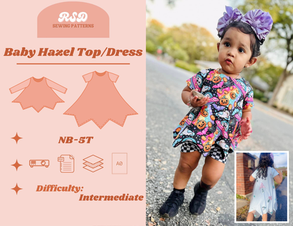 Baby Hazel Top & Dress PDF