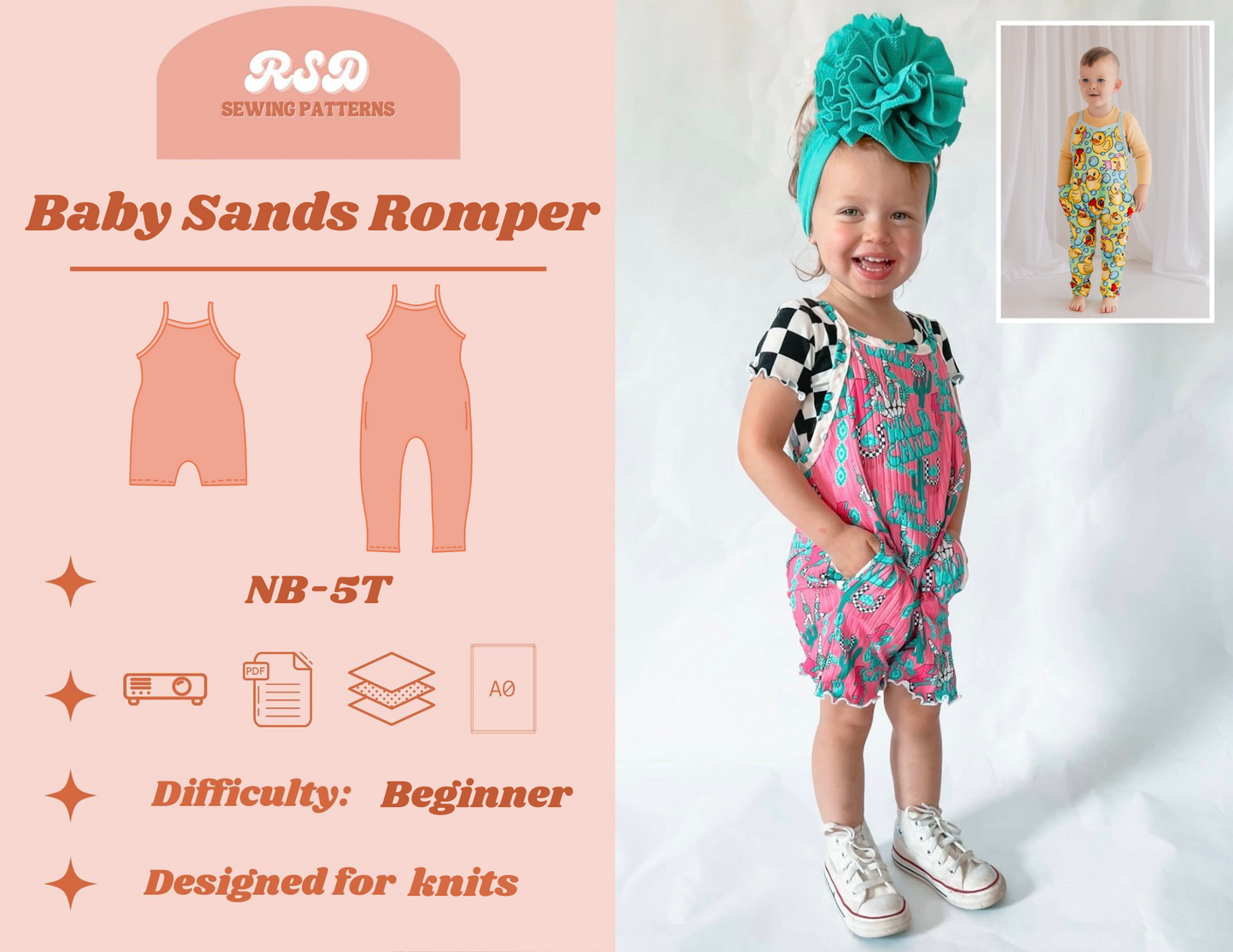 Baby Sands Romper PDF