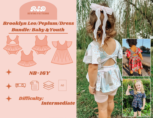 Baby & Youth Brooklyn Leo/Peplum/Dress Bundle PDF