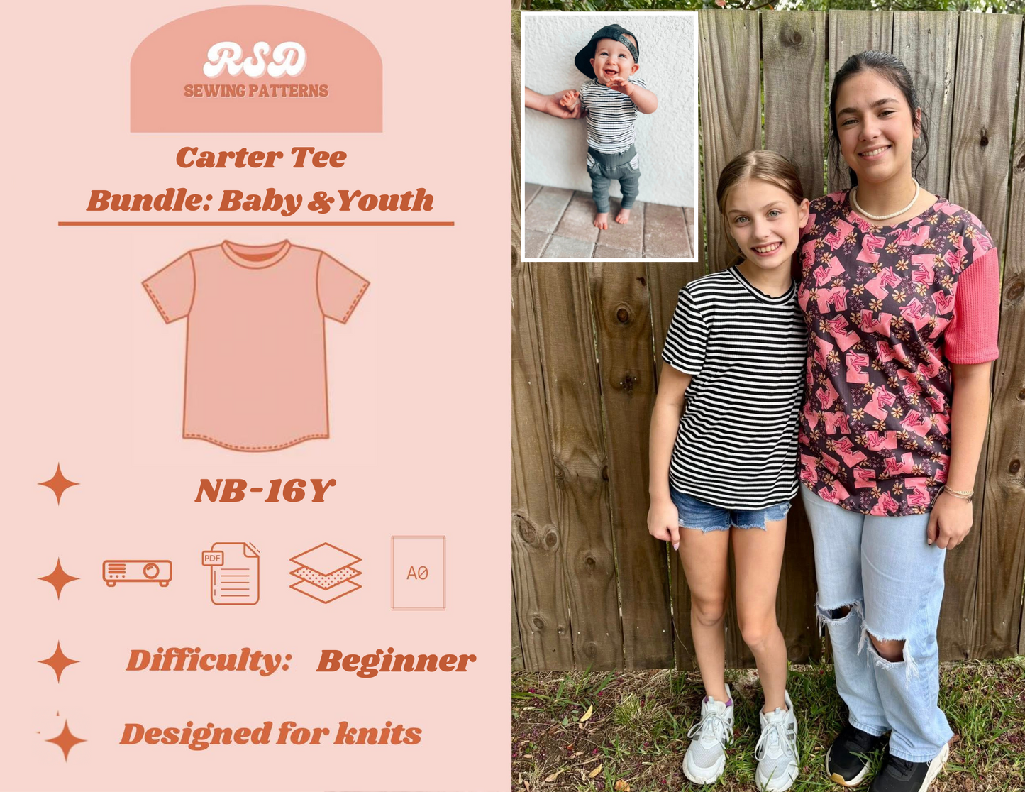 Baby & Youth Carter Tee Bundle PDF