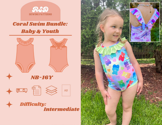 Baby & Youth Coral Swimsuit Bundle PDF