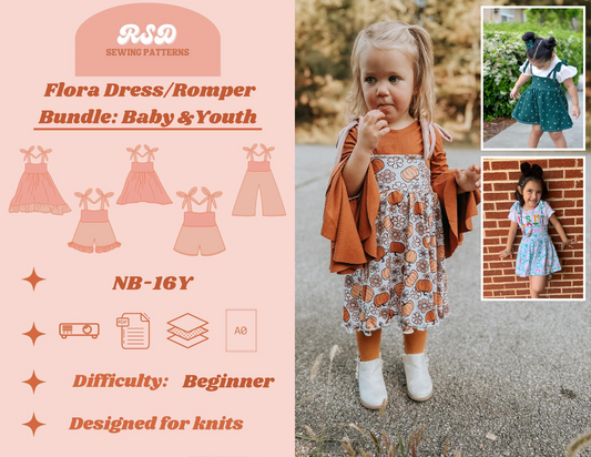 Baby & Youth Flora Romper & Dress Bundle PDF