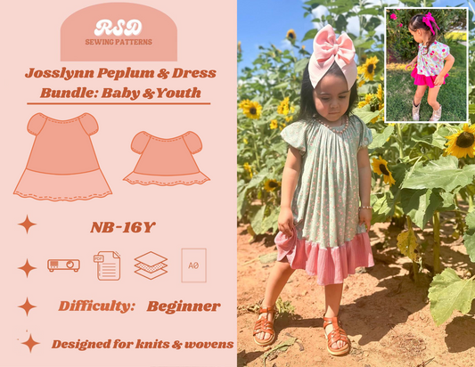 Baby & Youth Josslynn Peplum & Dress Bundle PDF
