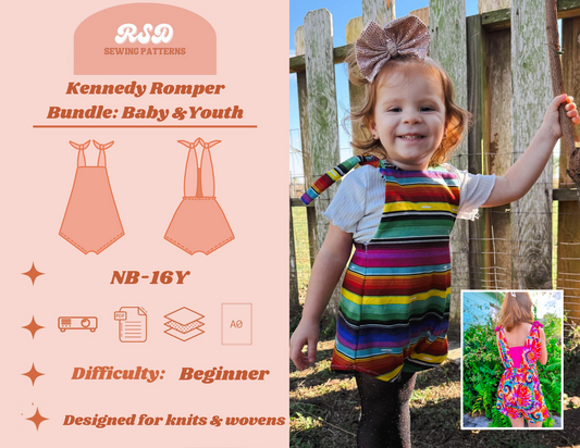 Baby & Youth Kennedy Romper Bundle PDF