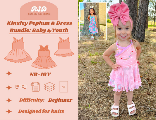 Baby & Youth Kinsley Peplum & Dress Bundle PDF