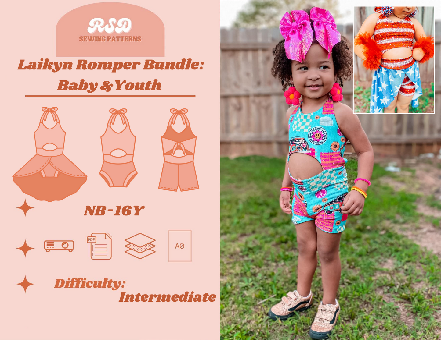 Baby & Youth Laikyn Romper Bundle PDF