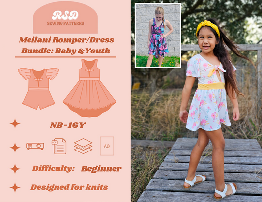 Baby & Youth Meilani Romper/Dress Bundle PDF