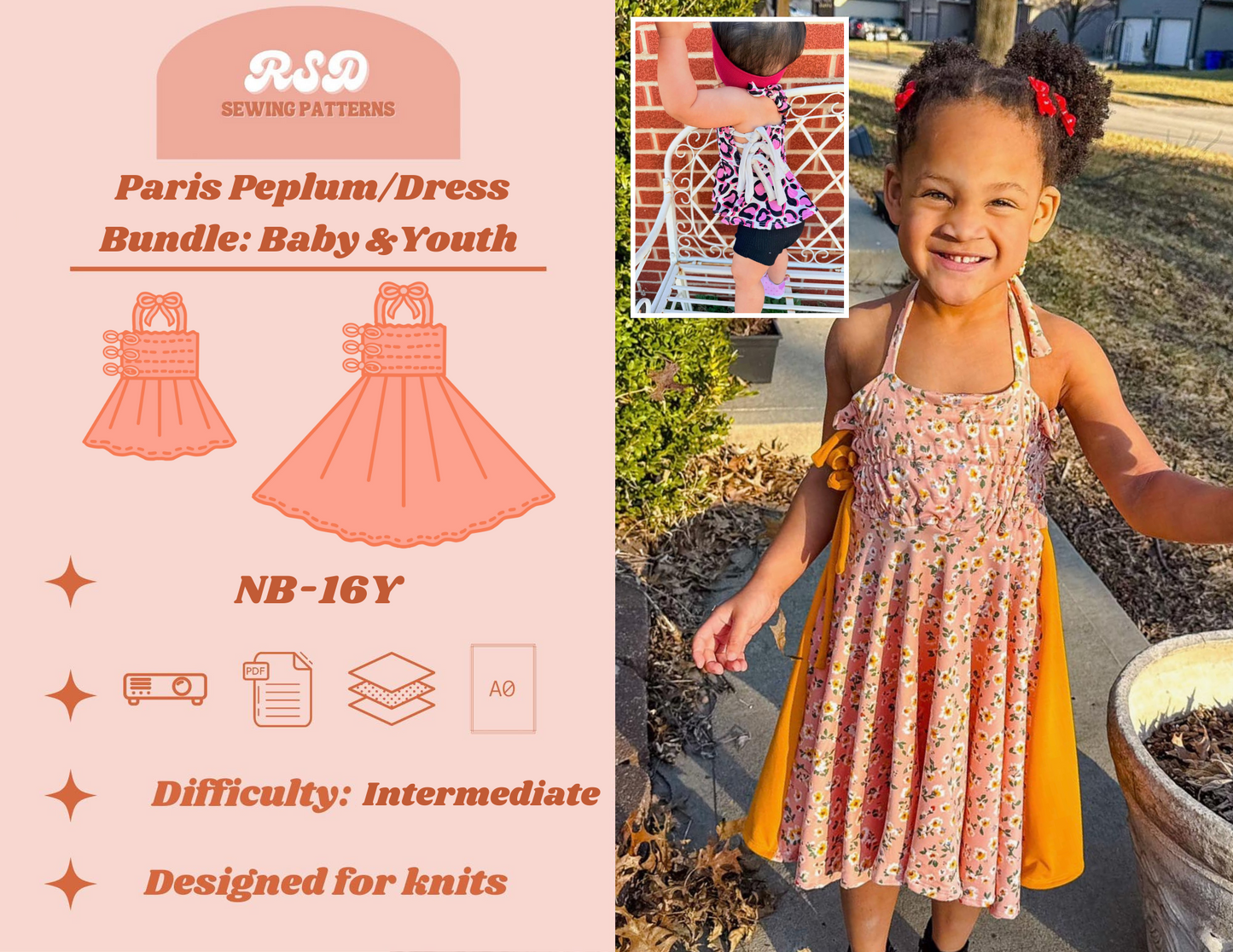 Baby & Youth Paris Peplum/Dress Bundle PDF