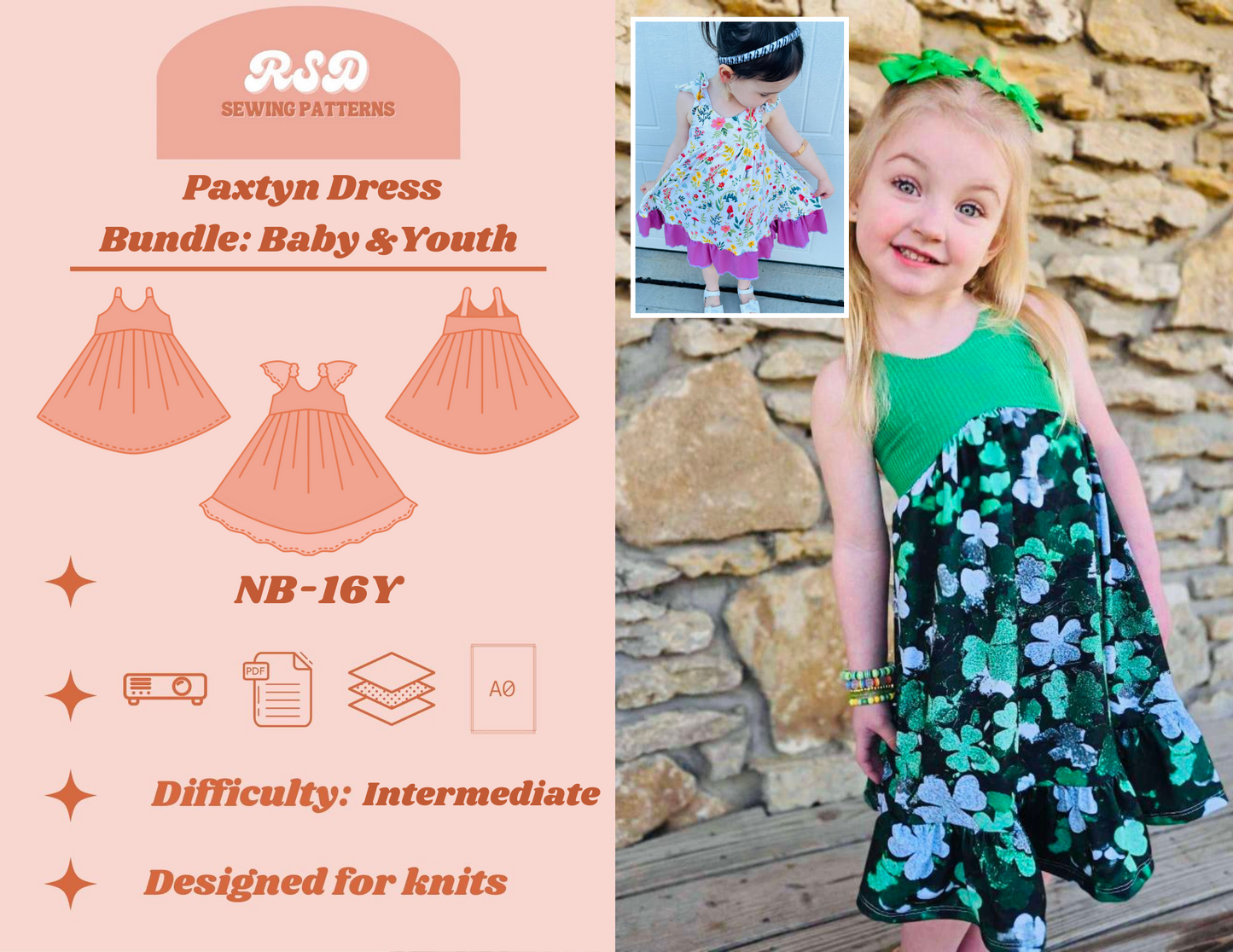Baby & Youth Paxtyn Dress Bundle PDF