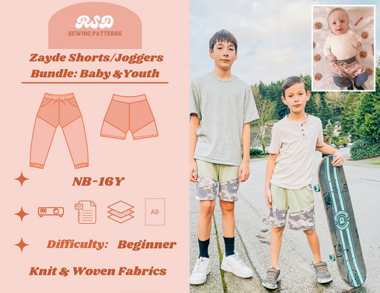 Baby & Youth Zayde Shorts/Joggers Bundle PDF