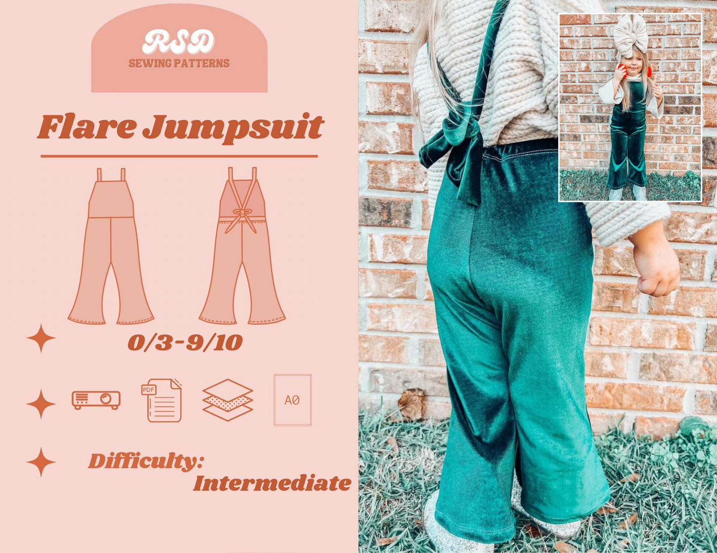 Flare Jumpsuit PDF