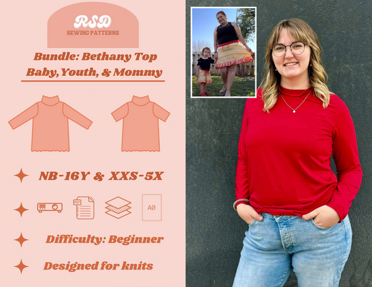 Baby, Youth, & Mommy Bethany Top Bundle PDF