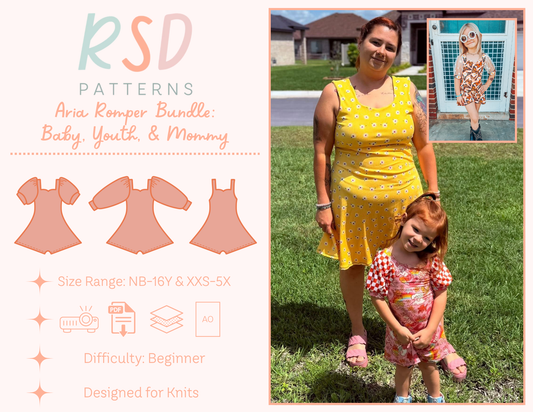 Baby, Youth, & Mommy Aria Romper Bundle PDF