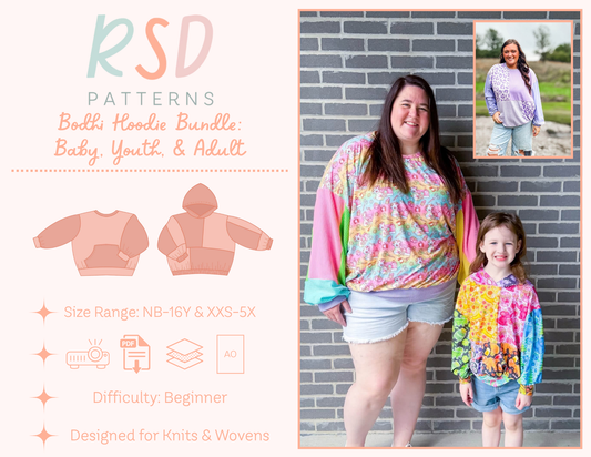 Baby, Youth, & Adult Bodhi Hoodie Bundle PDF