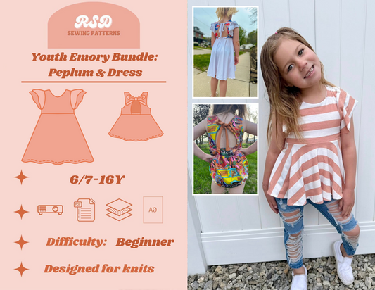 Youth Emory Bundle: Peplum & Dress PDF