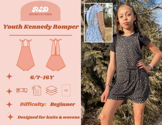 Youth Kennedy Romper PDF