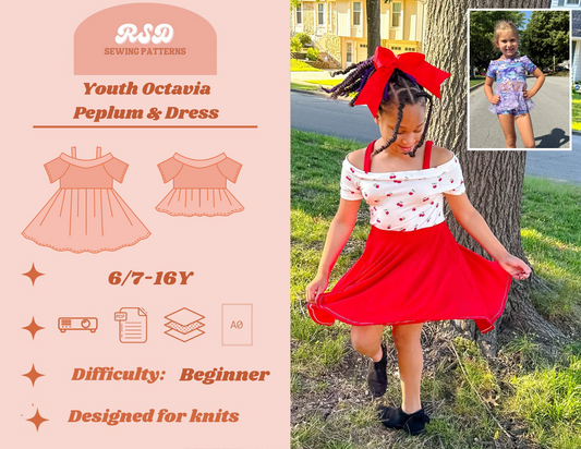 Youth Octavia Peplum & Dress PDF