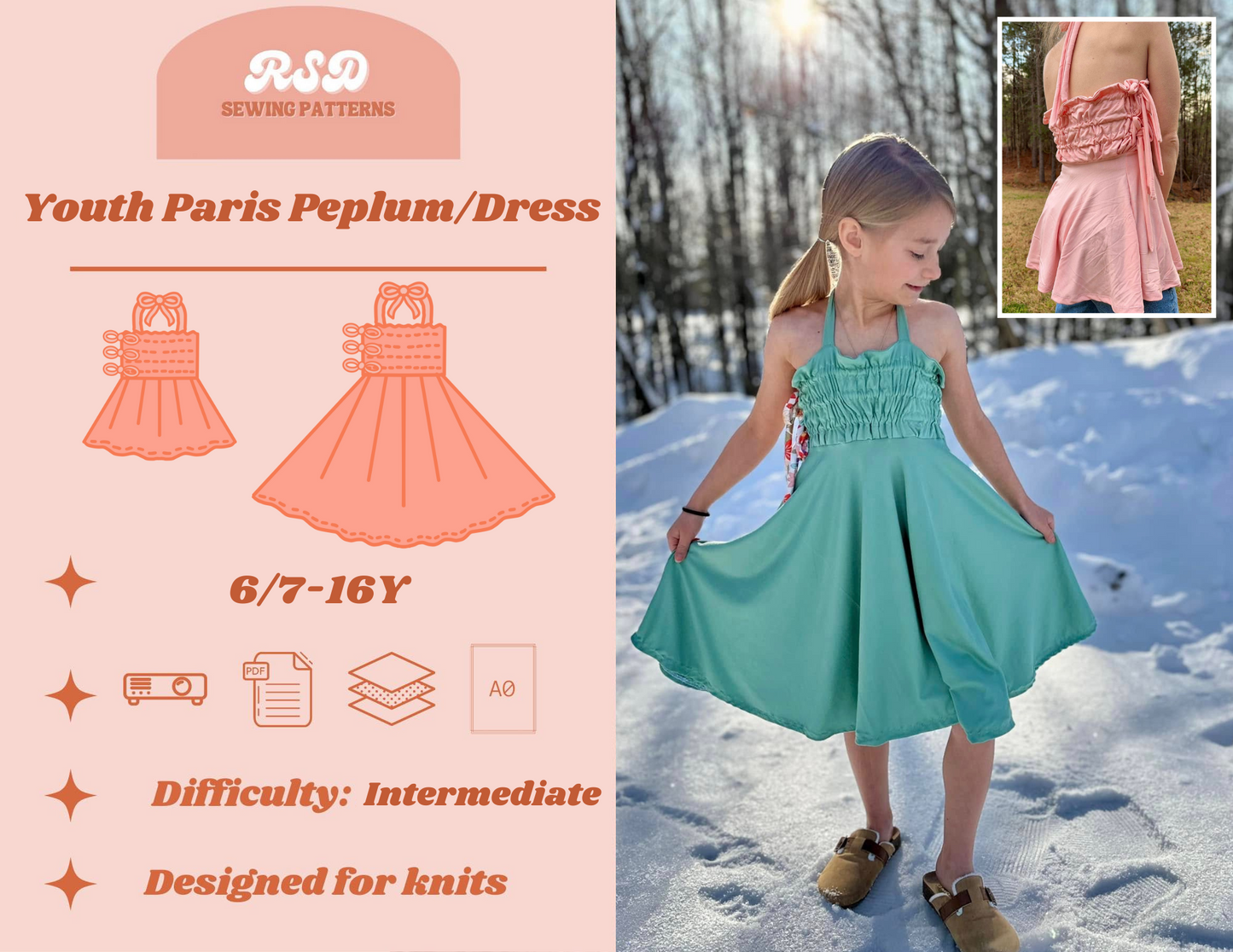 Youth Paris Peplum/Dress PDF