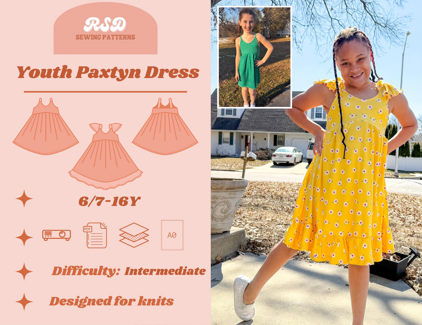Youth Paxtyn Dress PDF