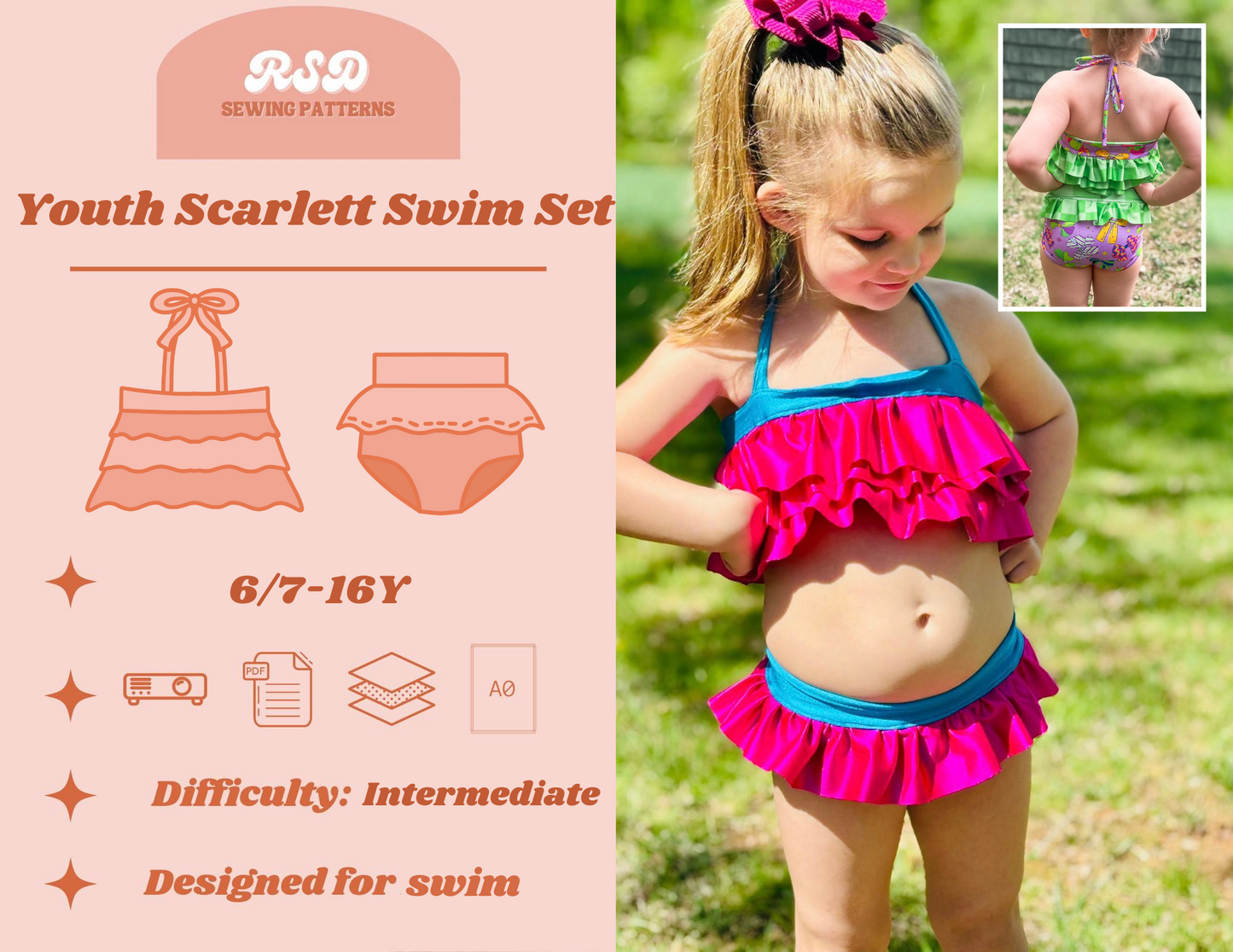 Youth Scarlett Swim Set PDF