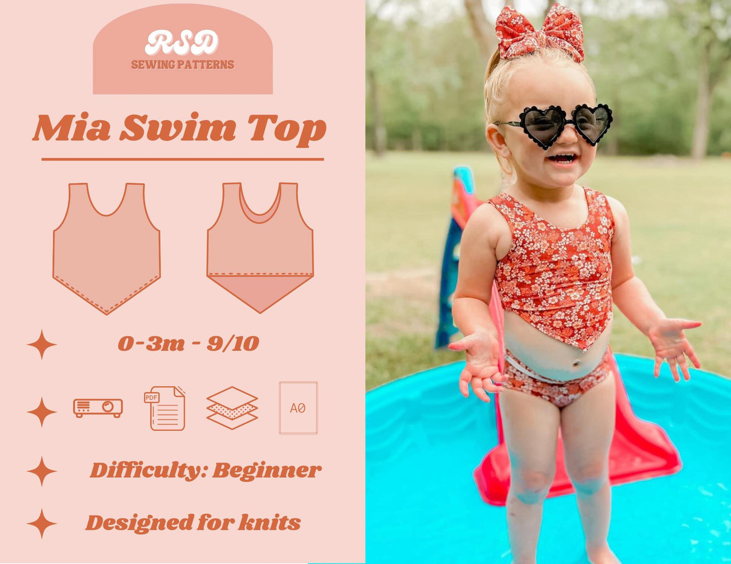 Mia Swim Top PDF